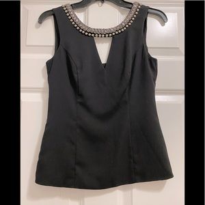 Black Embellished tank top